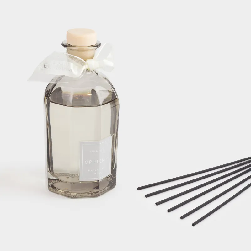 Ароматический диффузор, 120 мл, серый, Blackcurrant Wood, Opulence, image-4