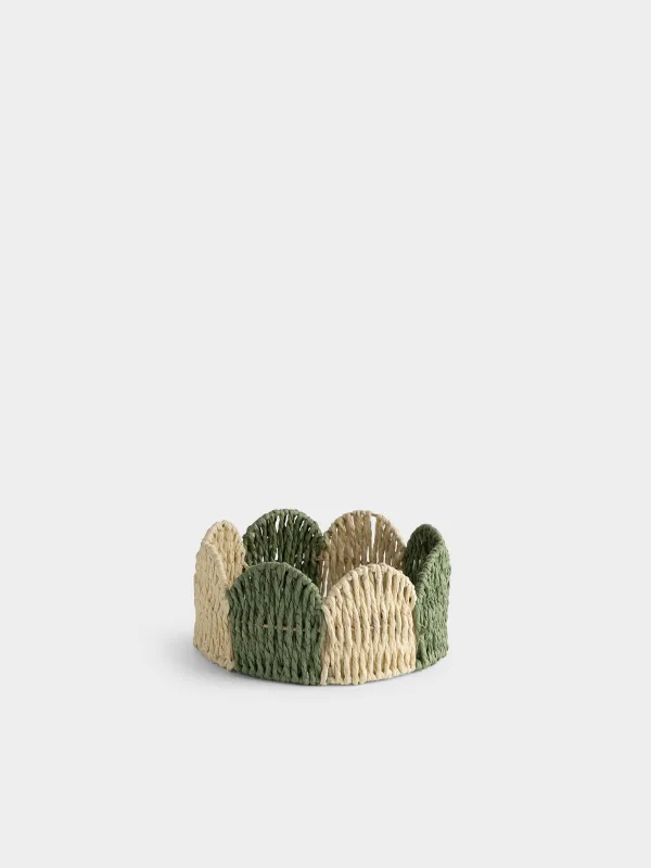 Корзина для хранения, 22х9 см, Волнистые края, Braided, image-0