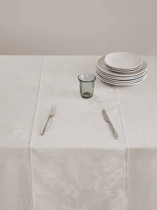 Дорожка настольная, 40х160 см, из жаккарда, Ветви, Patterned branches, image-3