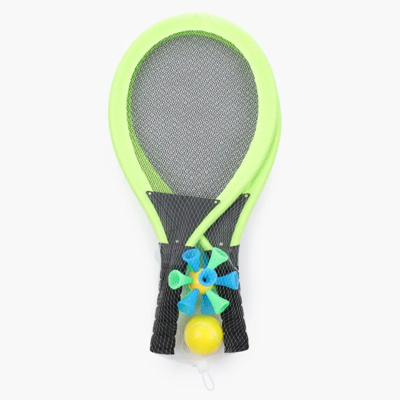 Набор игровой, 4 пр, пластик, зеленый, Бадминтон, Game, image-3