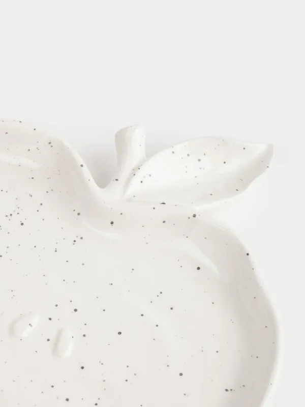 Блюдо, 19х17 см, в крапинку, Яблоко, Relief, image-6