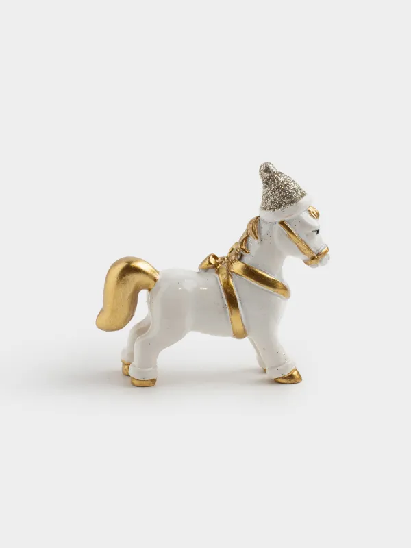 Статуэтка, 8 см, Лошадка в шапке, Horse christmas, image-3