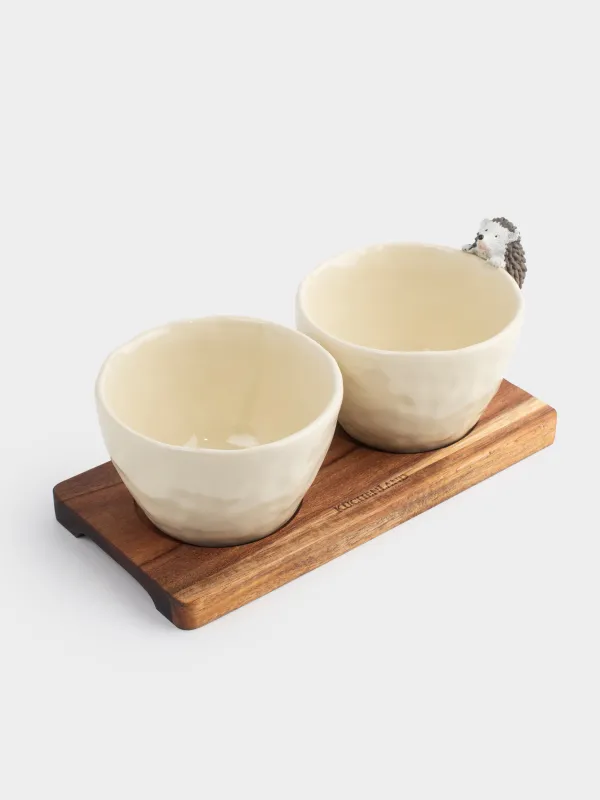 Набор для закусок, на подставке, Еж, Noble tree, image-0