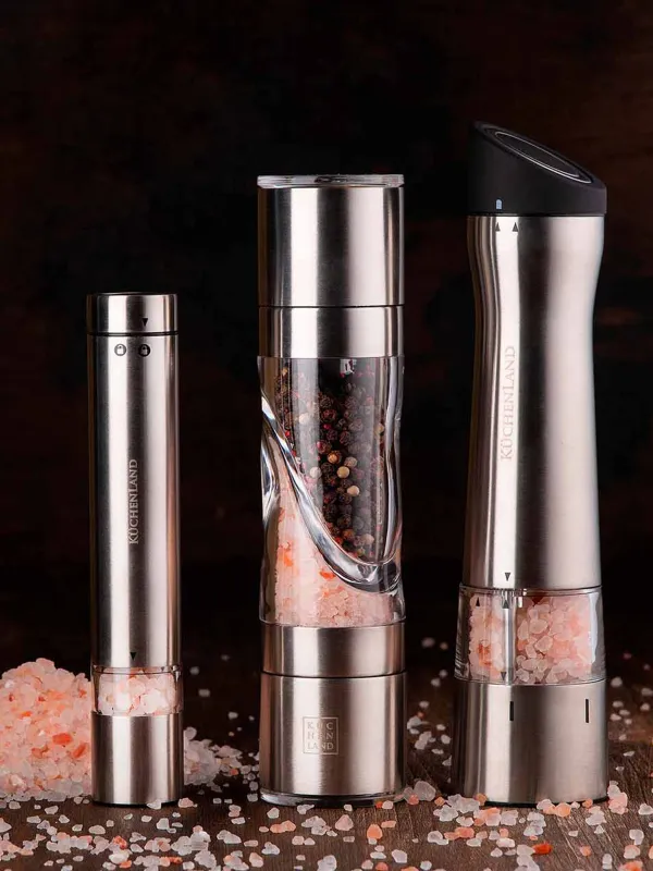 Мельница для специй, 19 см, электрическая, сталь, Classic, image-6