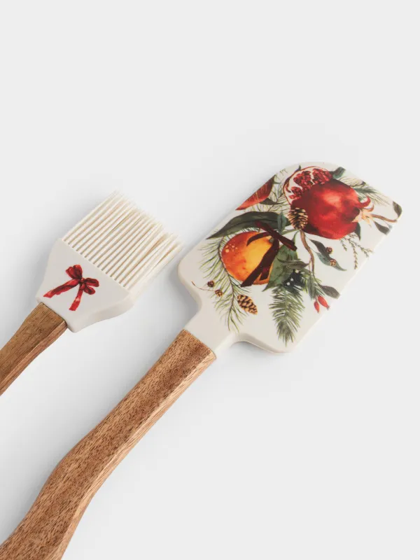 Набор для выпечки, 2 предмета, Гранат, Christmas miracle, image-1