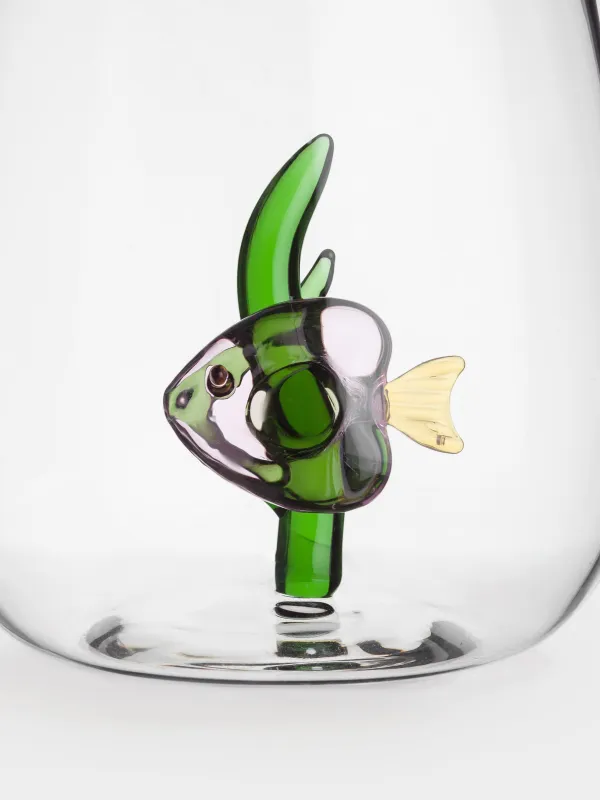 Стакан, 9 см, 400 мл, стекло, Рыбка, Shape, image-4