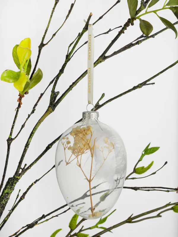 Подвеска декоративная, 8х11 см, с сухоцветами, Tradition Easter, image-2