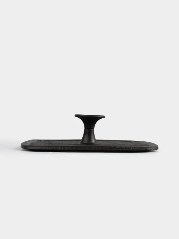 Крышка-пресс для гриля, 23 см, чугун, квадратная, черная, Authentic, image-2