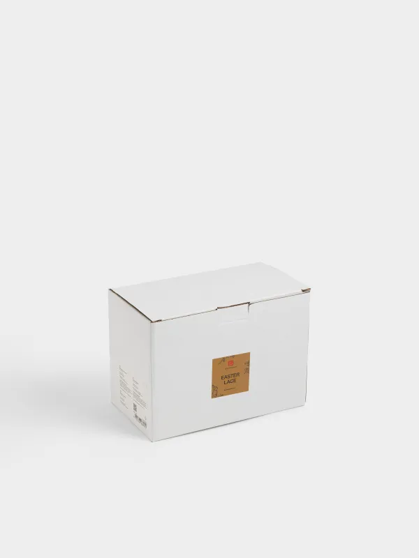 Блюдо декоративное, 18х13х9 см, Кролики, Easter lace, image-6