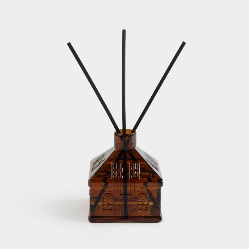 Ароматический диффузор, 100 мл, коричневый, Pine Amber Sugar, Домик, House shape