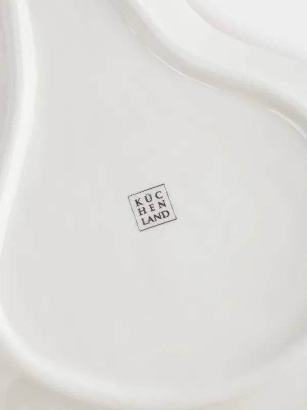 Блюдо, 21х16 см, керамика, оранжевое, Еж на тыкве, Forest symphony, image-4