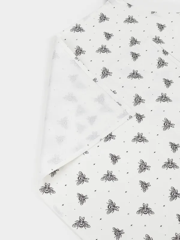 Фартук, 70х85 см, хлопок, белый, Пчелы, Honey, image-3