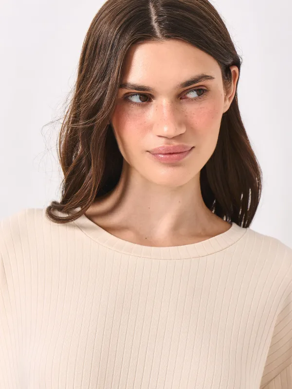 Лонгслив домашний, песочный, Camaria, image-1