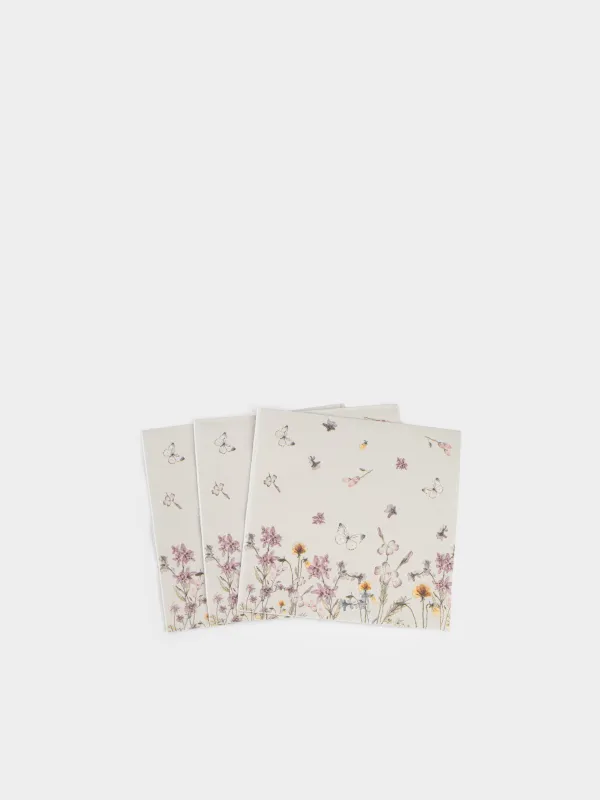 Салфетки бумажные, 33х33 см, 20 шт, Meadow, image-2