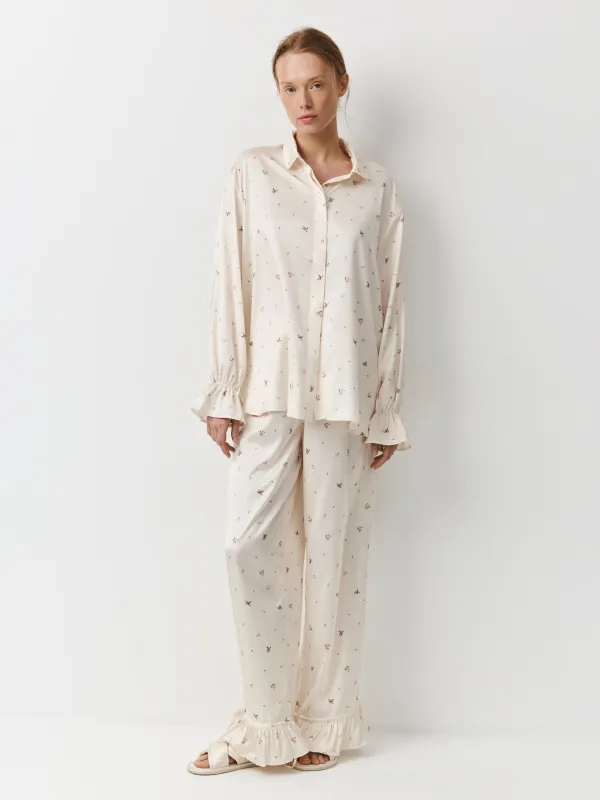 Рубашка женская, с длинным рукавом, Roldia, image-1