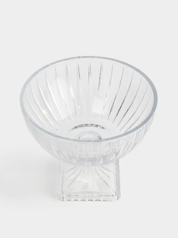 Ваза для фруктов, 25х22 см, на ножке, стекло Р, Glare, image-3
