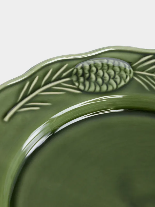 Тарелка закусочная, 20 см, Шишки и рельефный узор, Revival fir, image-3
