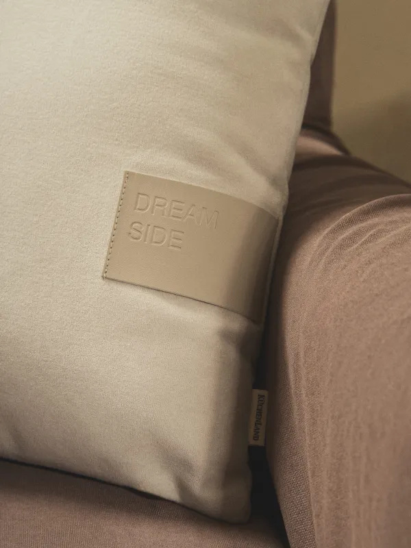 Подушка декоративная, 45х45 см, вельвет, молочная, Silk velvet, image-3