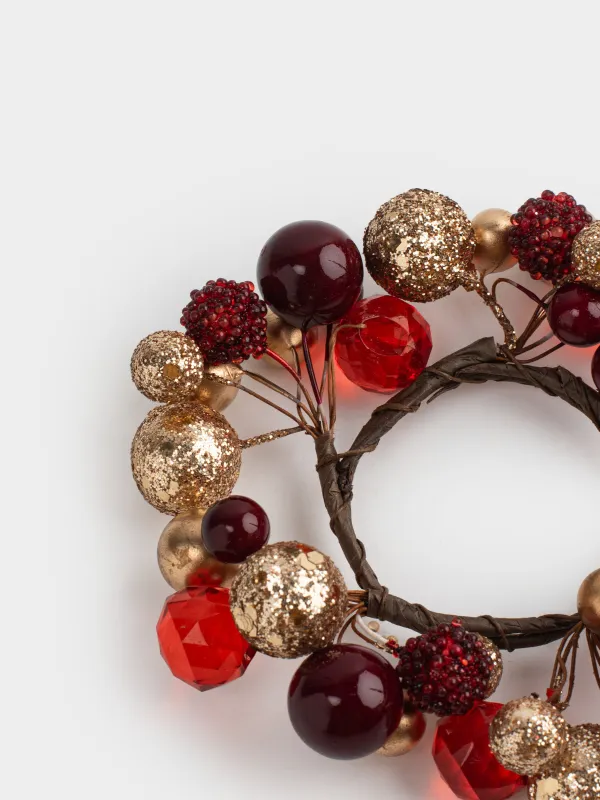 Кольцо для салфеток, Новогодние шары, Balls sparkle, image-3