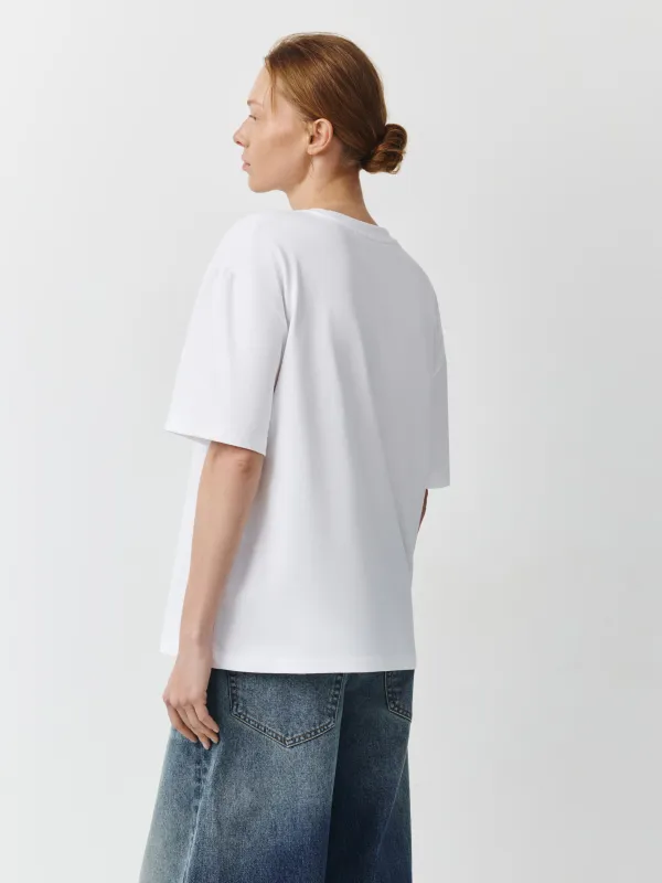 Футболка женская, белая, Marta, image-3