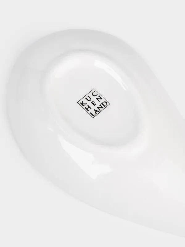 Подставка под ложку, 16 см, керамика D, белая, Полевые цветы, Cowslip, image-4