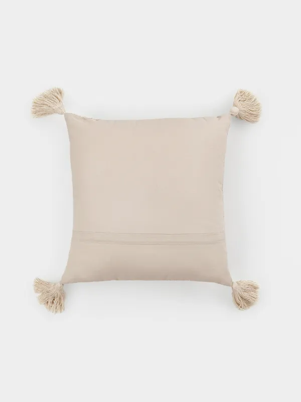 Подушка декоративная, 45х45 см, с кисточками, Зигзаги, Strike, image-1