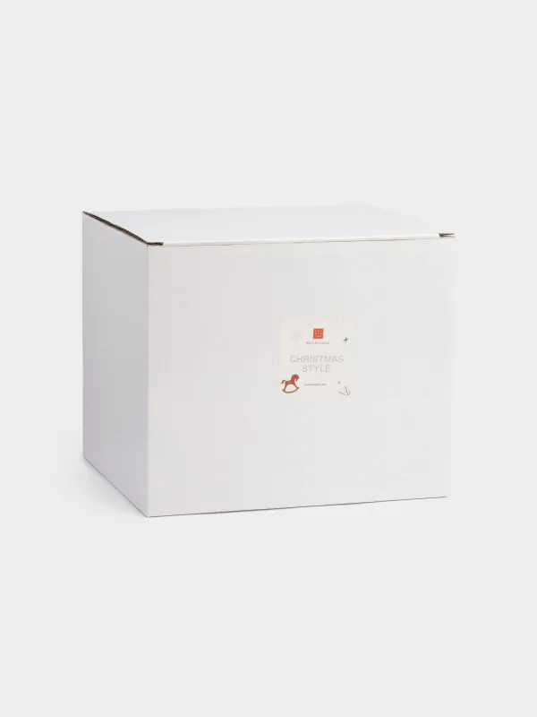 Статуэтка, 16 см, с подвесками, фарфор P, зеленая, Елка с игрушками, Christmas style, image-5