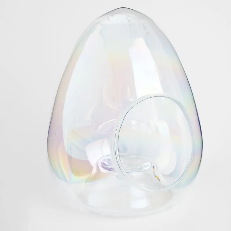Конфетница, 17х23 см, стекло, перламутр, Яйцо, Clear polar, image-1