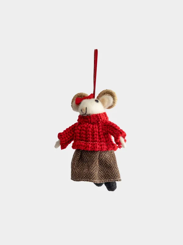 Игрушка елочная, 13 см, Овечка, Figure cute, image-2