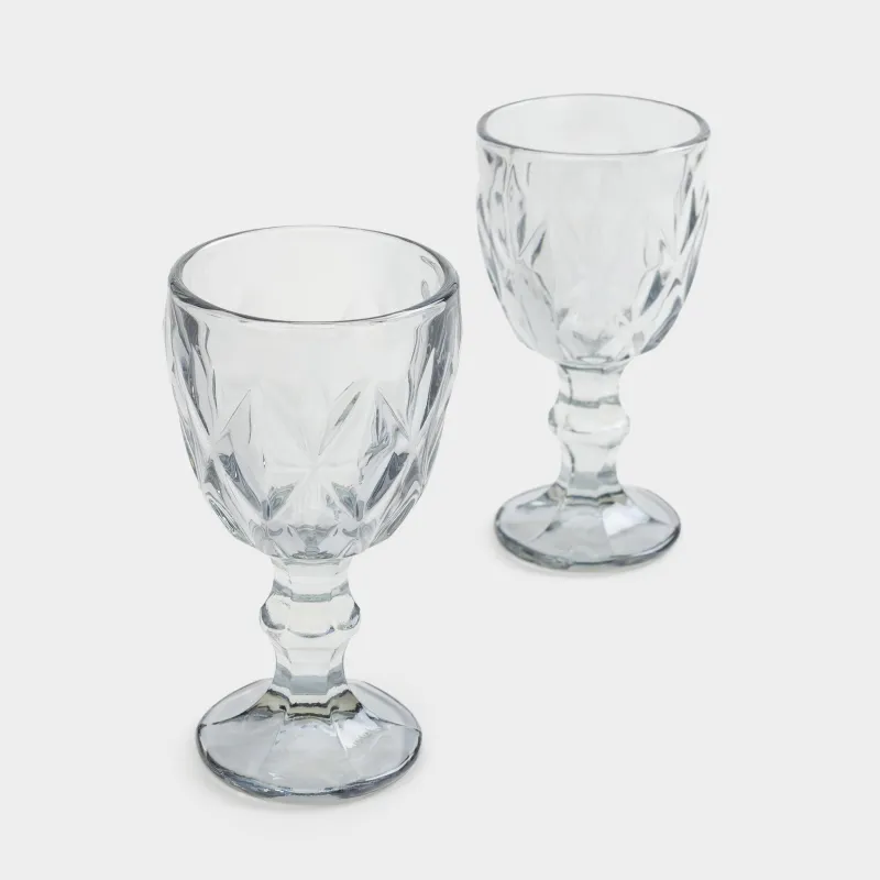 Рюмка, 50 мл, 6 шт, стекло Р, серая, Rhomb color, image-3