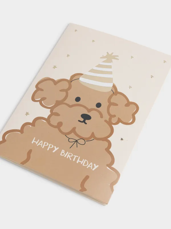 Открытка подарочная, 12х17 см, Happy Birthday, Birthday, image-1