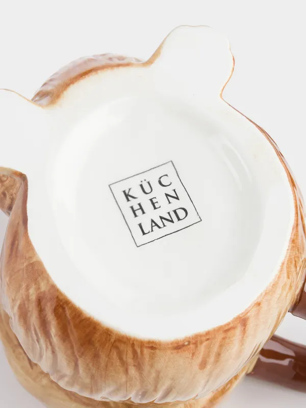 Кружка, 470 мл, керамика, коричневая, Белка, Forest symphony, image-4