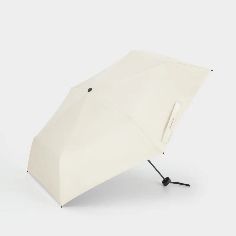 Зонт, 52/21 см, складной, двусторонний, эпонж, бежево-черный, Rainy day