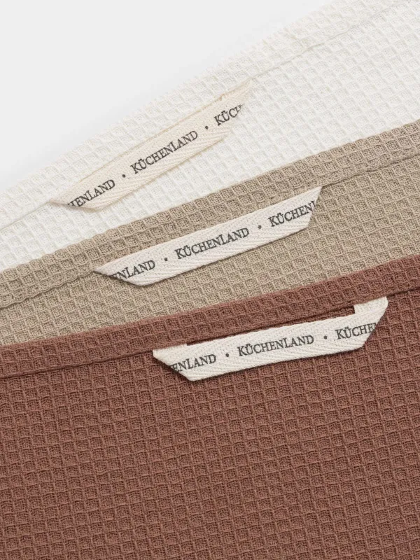 Полотенце кухонное, 3 шт, Waffle, image-2
