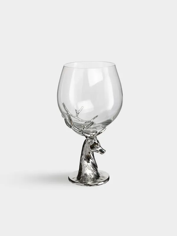 Бокал для вина, Серебристый олень, Deer silver, image-0