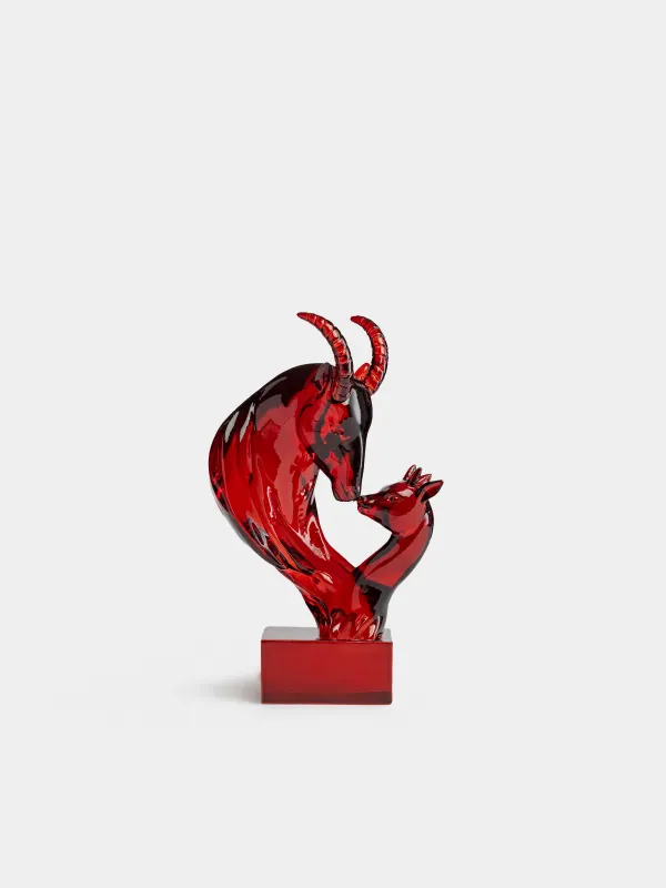 Статуэтка, 16 см, Голова козла, Goat color, image-0