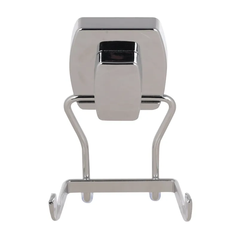 Крючок, 13х9 см, 2 отд, на вакуумной присоске, металл/пластик, Method, image-0