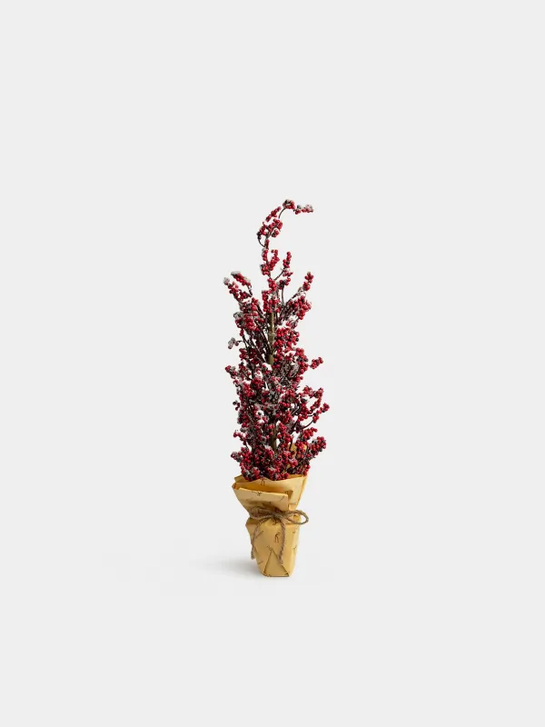Дерево декоративное, 74 см, Красные ягоды, Red berry, image-0