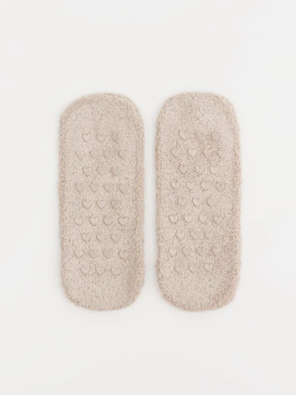 Носки домашние, бежевые, Олень, Funny, image-1