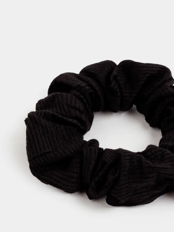 Резинка для волос, 9 см, полиэстер, черная, Rubchik, image-2