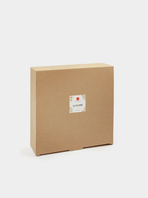 Блюдо на ножке, 24х7 см, Винтажные цветы, La flore, image-5