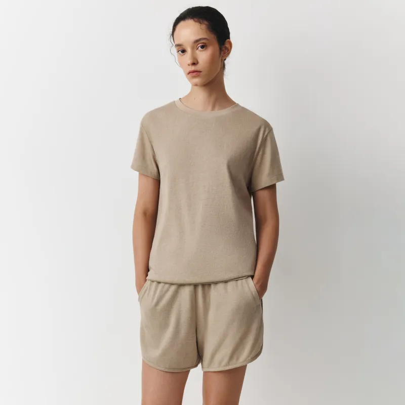 Футболка женская, бежевая, Hannah, image-0