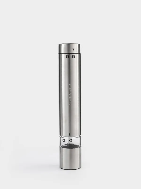 Мельница для специй, 19 см, электрическая, сталь, Classic, image-0