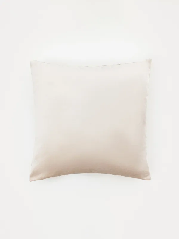 Подушка декоративная, 45х45 см, вельвет, молочно-золотистая, Sweet home, Scroll, image-1