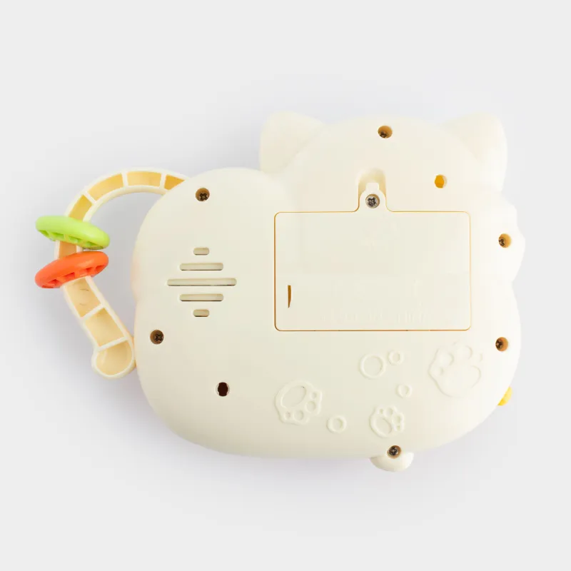 Игрушка развивающая, 12х16 см, музыкальная, пластик, Котик-пианино, Cat, image-4