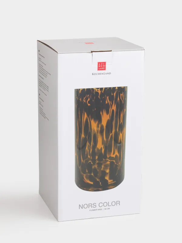 Ваза для цветов, 30 см, стекло, Nors color, image-4