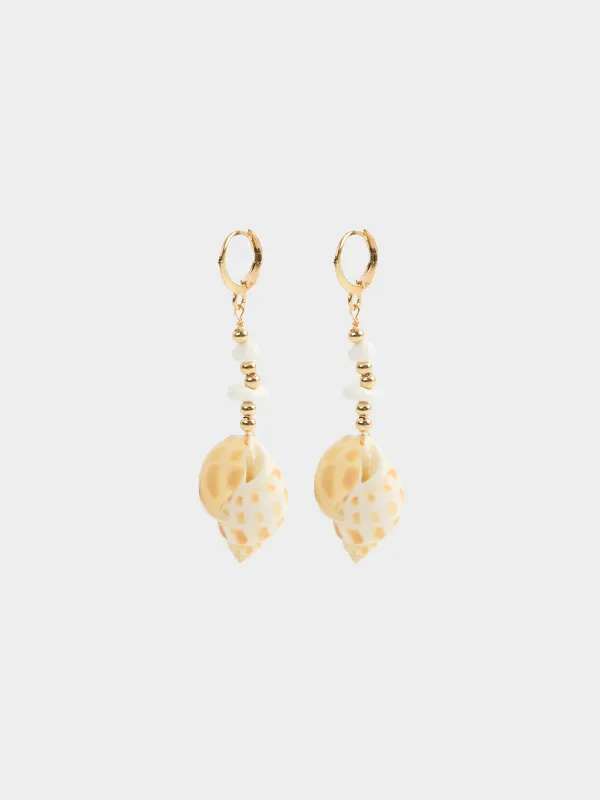 Серьги, 2 шт, Морская раковина, Jewelry seaside, image-1