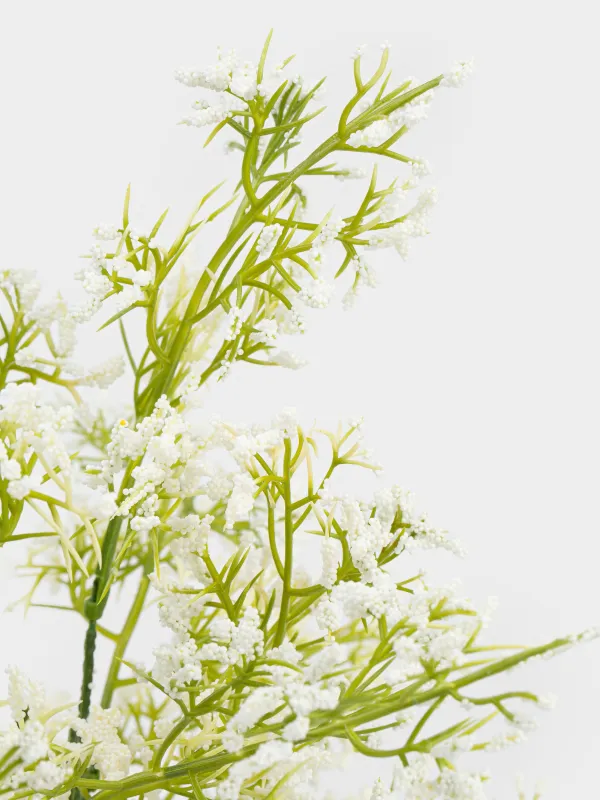 Букет декоративный, 34 см, Белые цветы, Flower garden, image-2