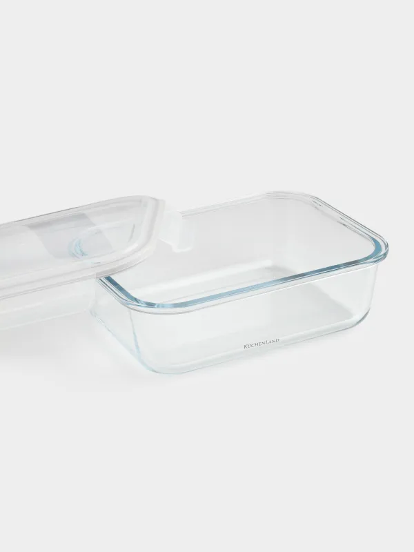 Контейнер, 1,5 л, с клипсами, стекло Т/пластик, прямоугольный, Clip, image-6