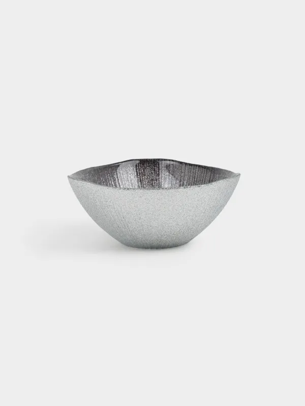 Салатник, 15х6 см, 440 мл, стекло, серебристо-серый, Angle, image-0